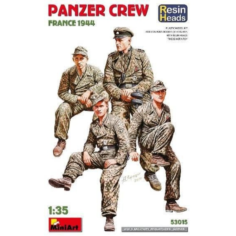 1/35 French Tank Crew 1944 Resin Head
