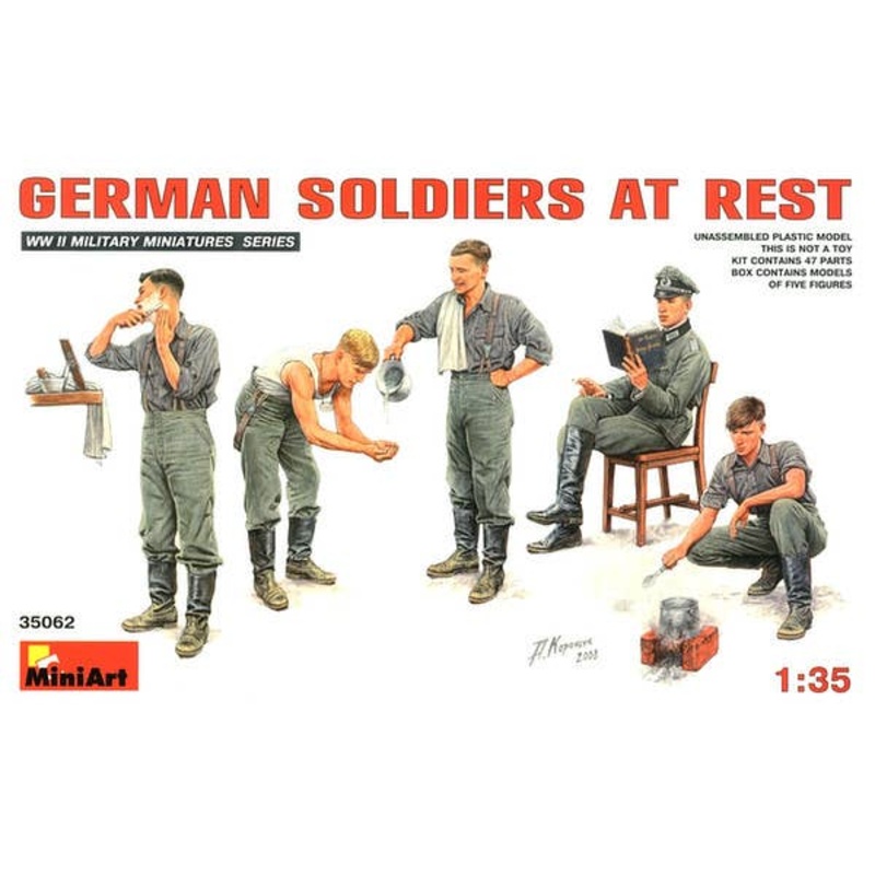 1/35 German Soldiers at Rest