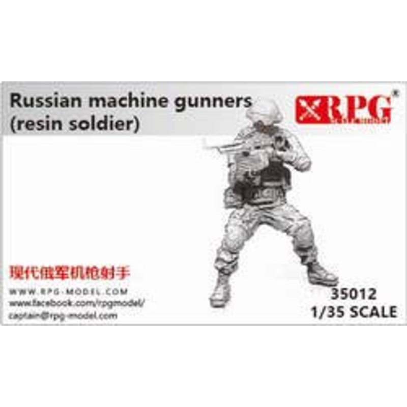 1/35 Russian Machine Gunner (Resin)