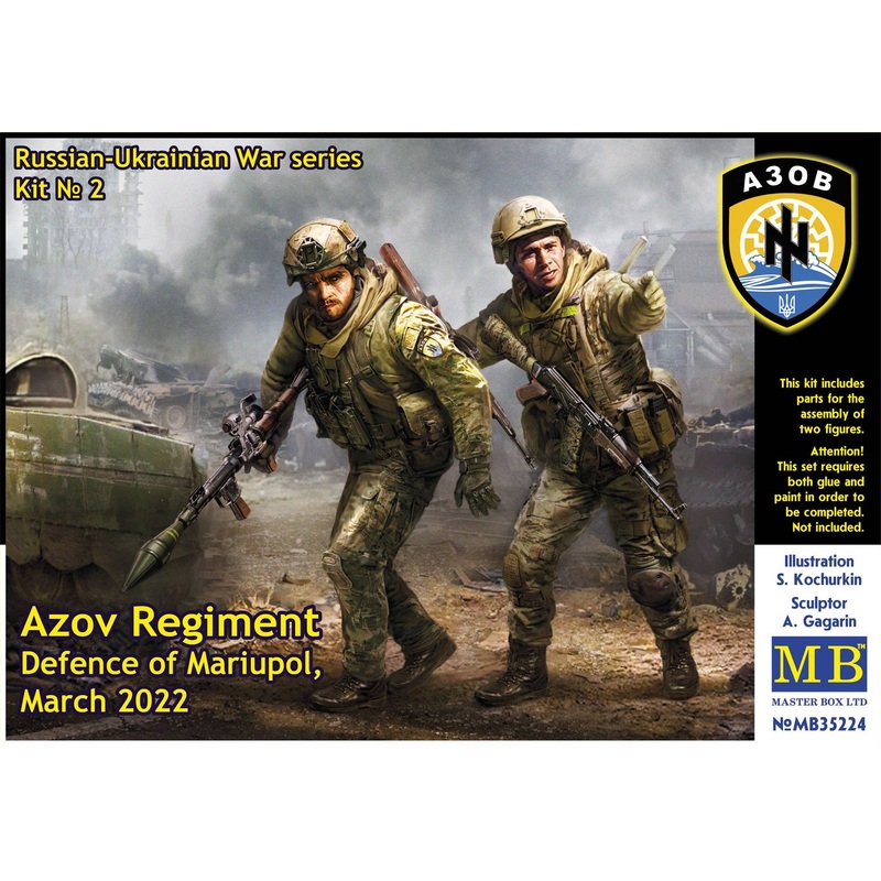 1/35 Russian-Ukrainian War Series, Kit No. 2. Azov Regiment, Defence of Mariupol, March 2022