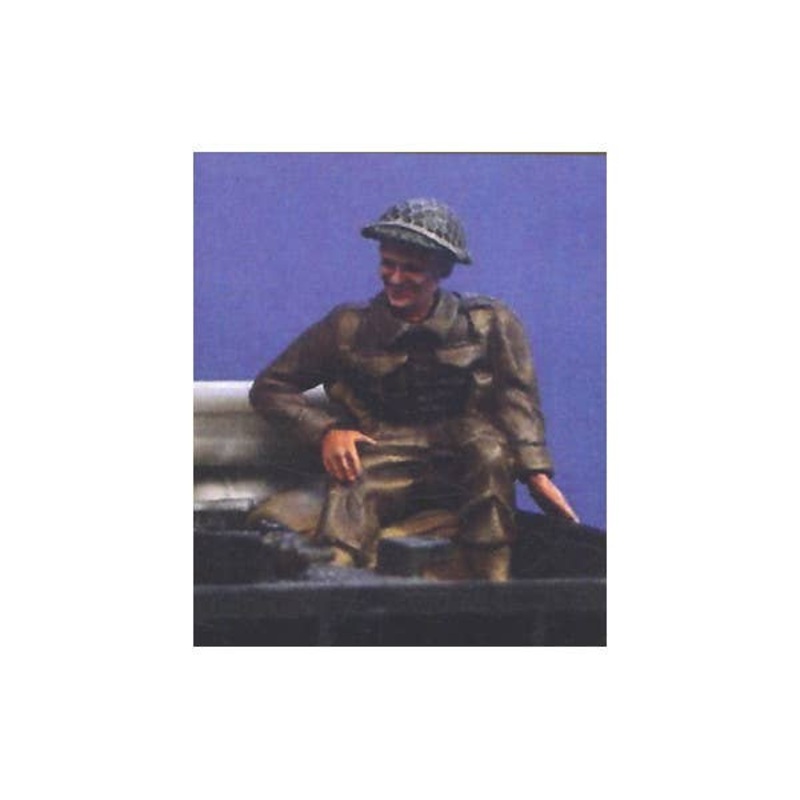 1/35 Soldier Seated on Carrier (Hand over side)