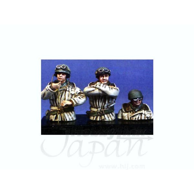1/35 Tank Crew in Pixy Suits (3busts)