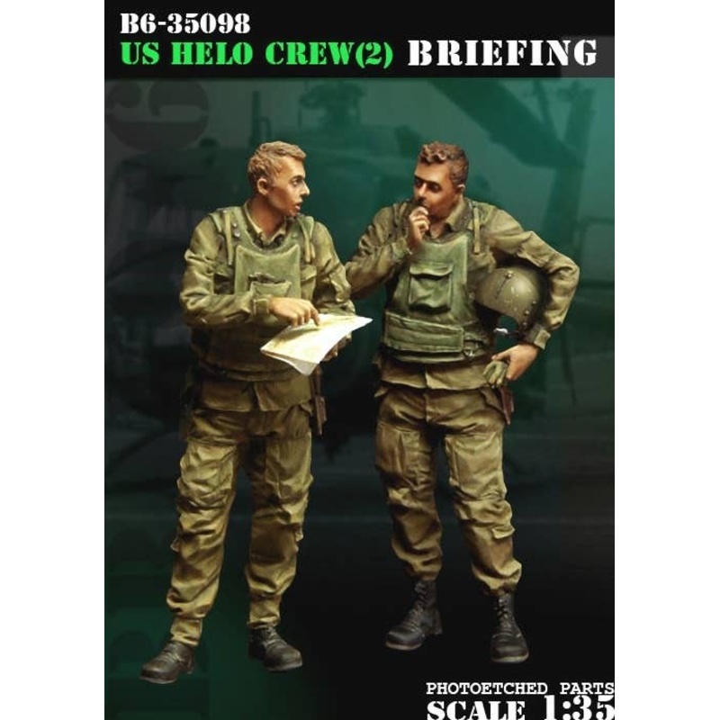 1/35 US Helo Crew (2) Briefing
