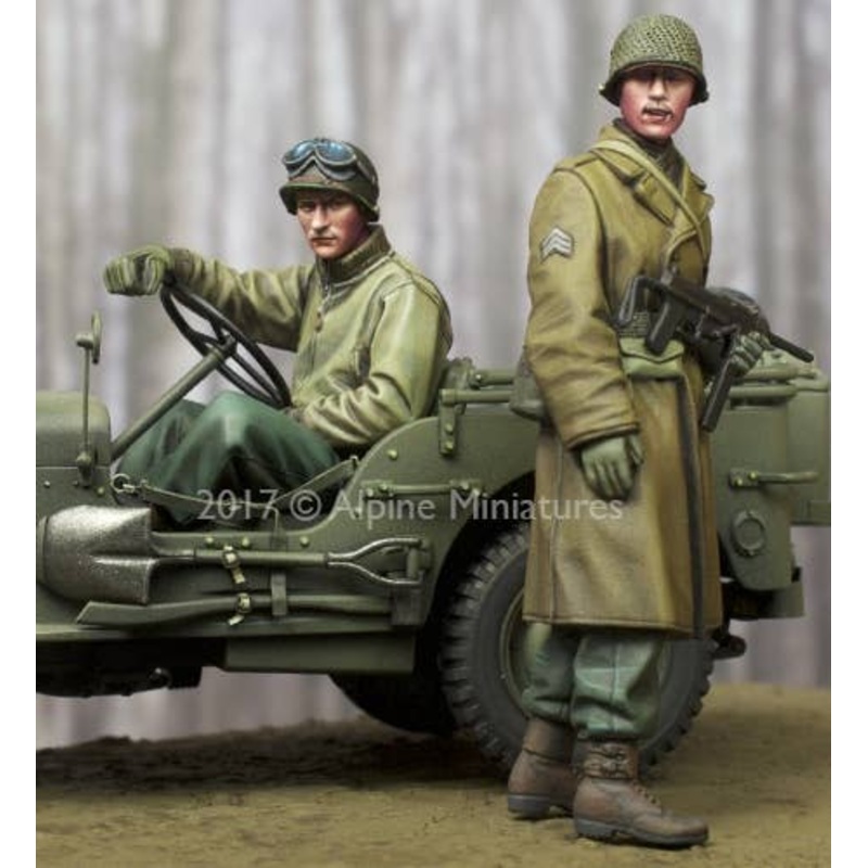 1/35 WW2 US NCO & Driver Set (2 figures)