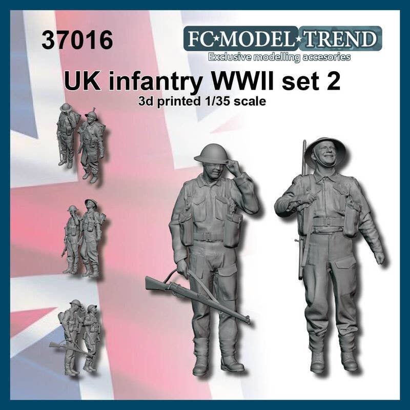 1/35 WWII British Infantry Set #2 (2pcs)