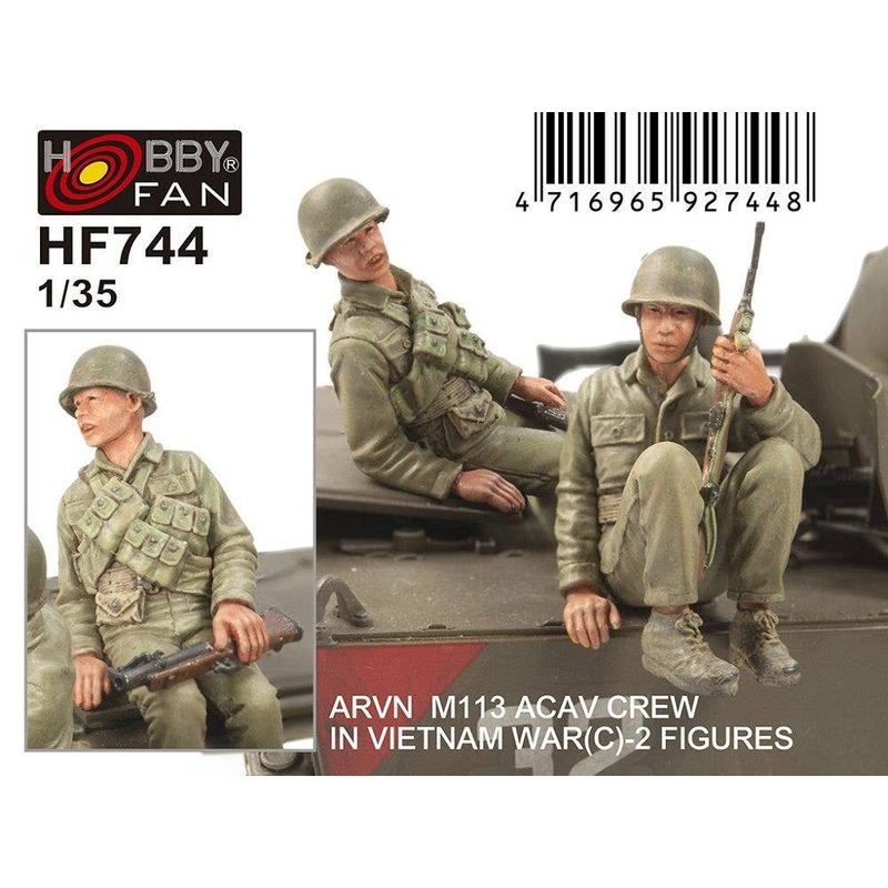1/35 ARVN M113 ACAV Crew in Vietnam War (C) 2 Figures