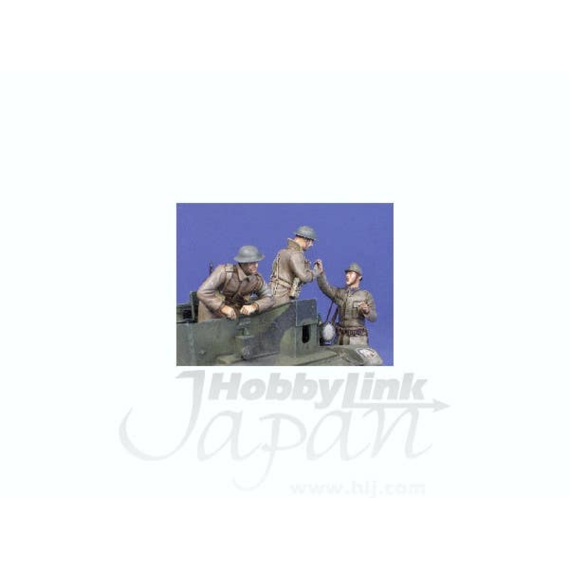 1/35 BEF Carrier Crew and Belgian Soldier 1940