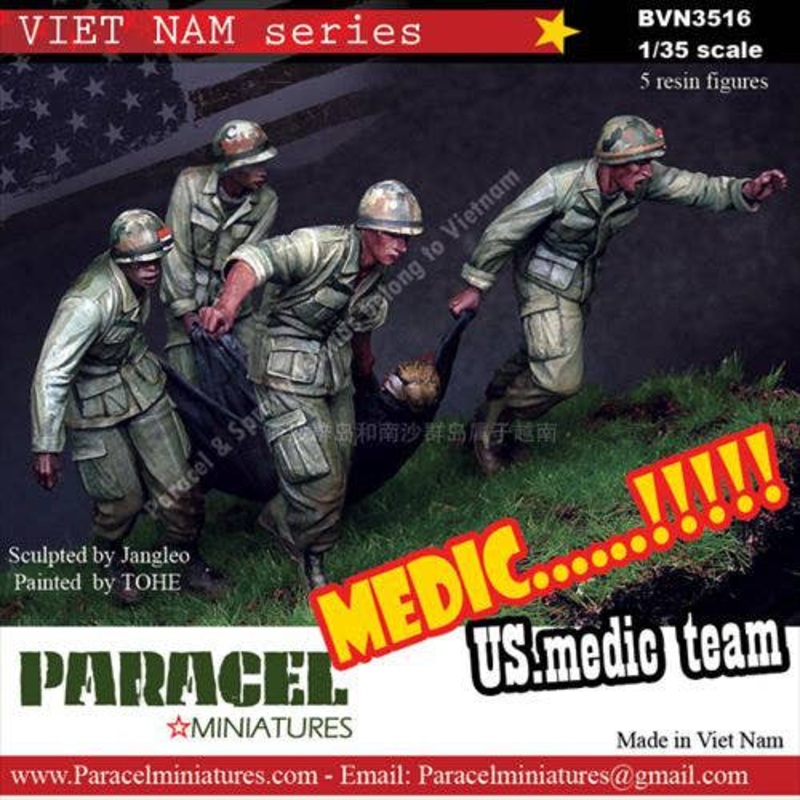 1/35 Current Use America Medic! Medic set (5pcs)
