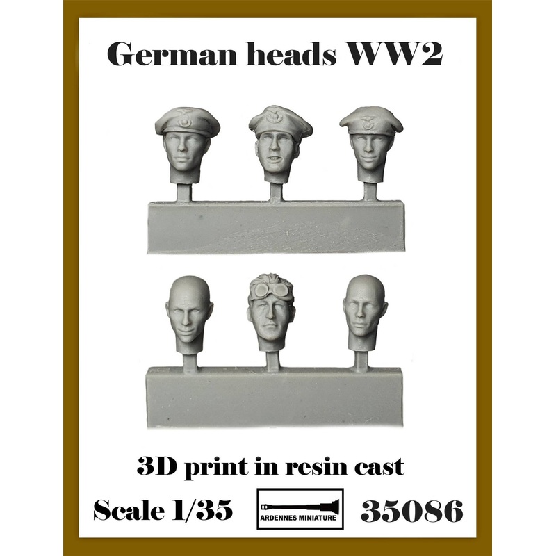 1/35 German Heads WW2