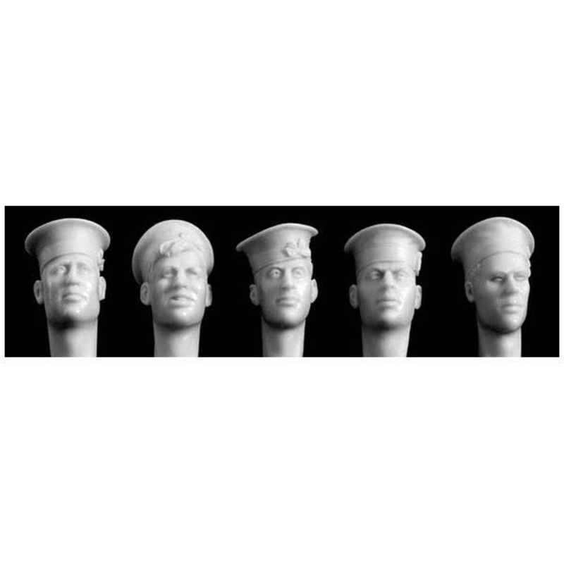 1/35 Heads with RN Sailor Cap Circa 1930 to Present