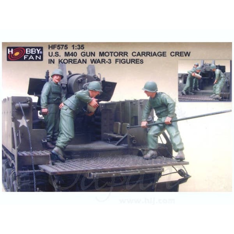 1/35 M40 Crew in Korean War 3pcs Set