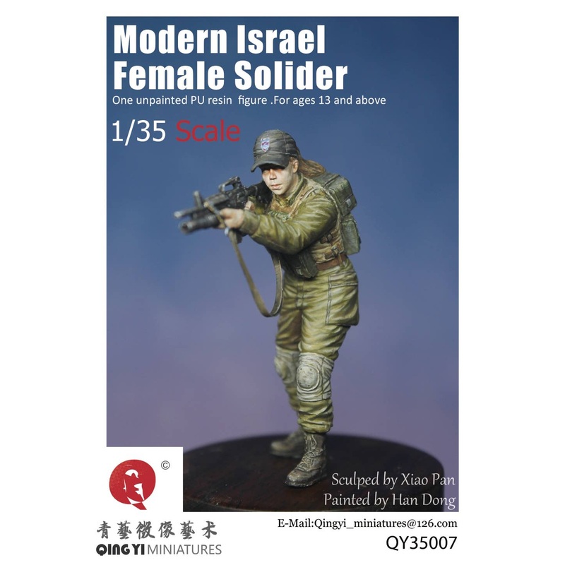1/35 Modern Female Soldier of Israel Fighting Status