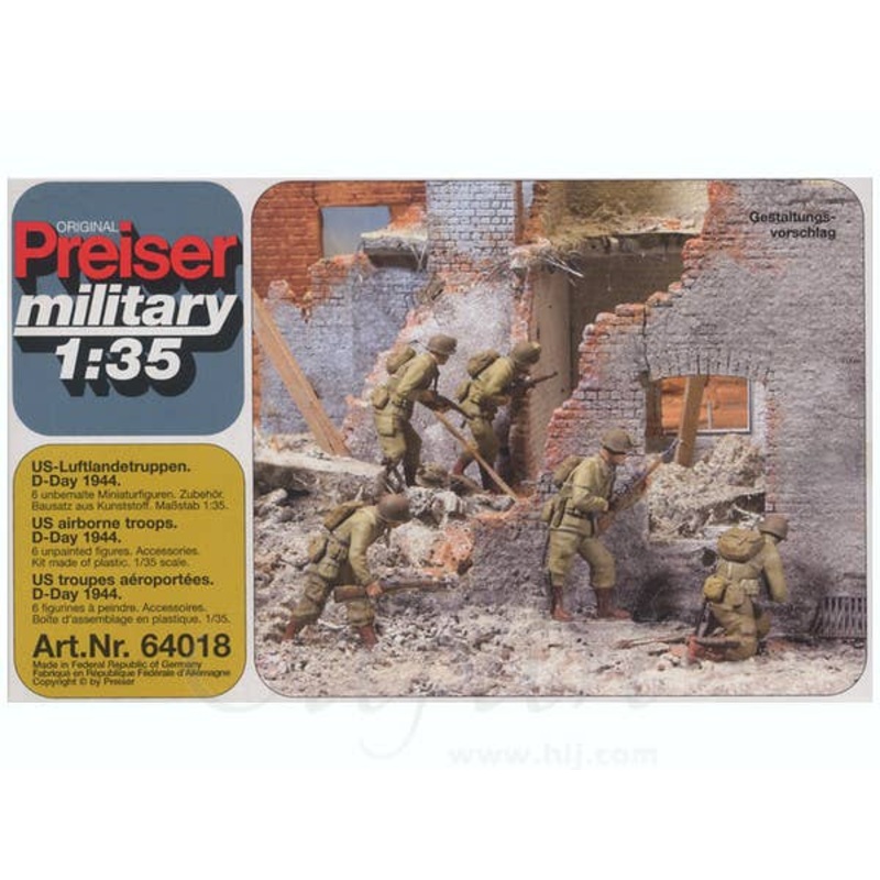 1/35 US Airborne Troops D-Day 1944 (6pcs)