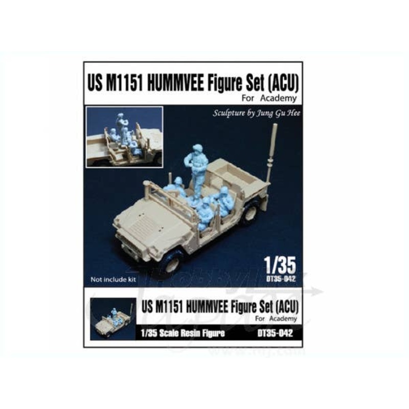 1/35 US M1151 Hummvee Figure Set (4pcs) (for Academy)
