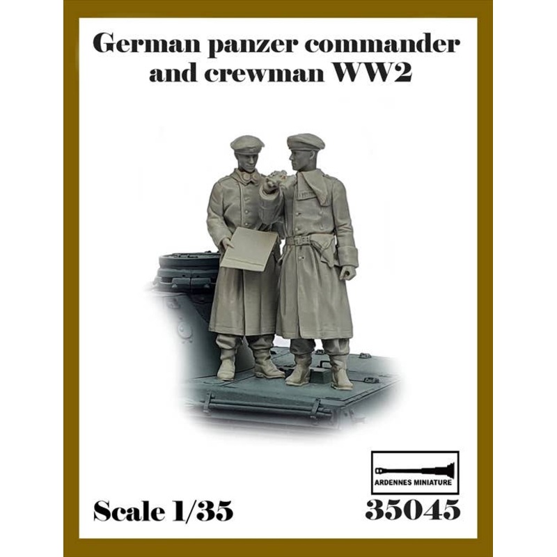 1/35 WWII German Tank Crew Early in the War #6 Frontline Conference Set (2pcs)