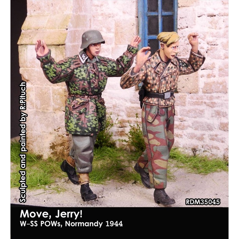 1/35 WWII Move, Jerry! Waffen SS POWs Taken 1944-45 (Set of 2)