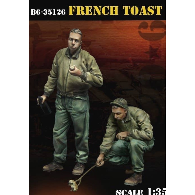1/35 WWII US French Toast Two-Figure Set