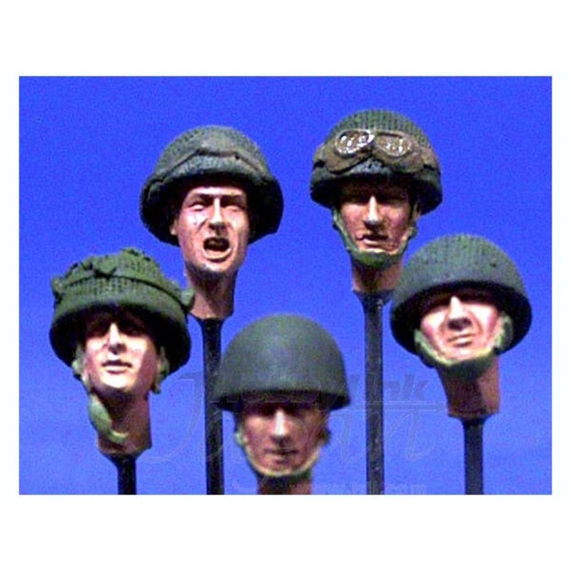 1/35 5 Airborne Heads #1