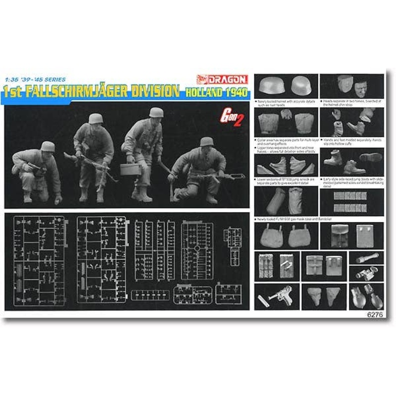 1/35 B-Grade 1st Fallschirmjager Div. Holland '40