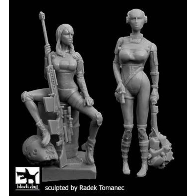 1/35 Female Hunter Cyborg Set