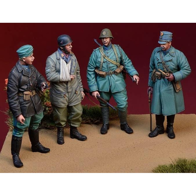 1/35 For Queen and Country WWII Dutch Infantry Set Holland 1940