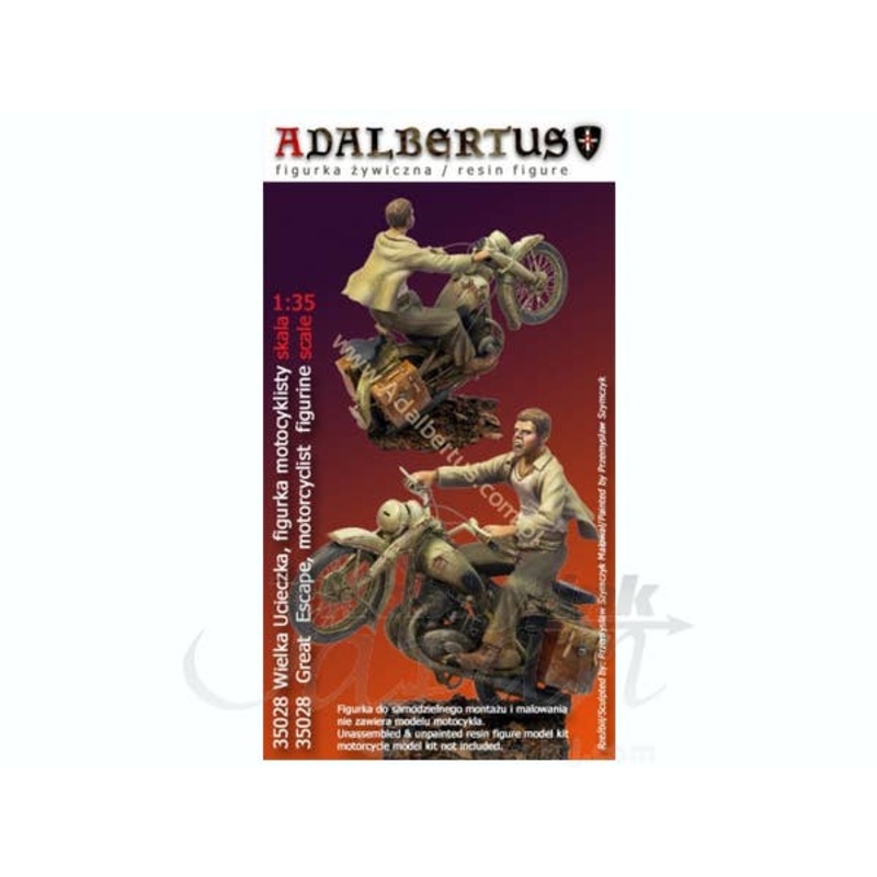 1/35 "Great Escape" Motorcyclist Figure
