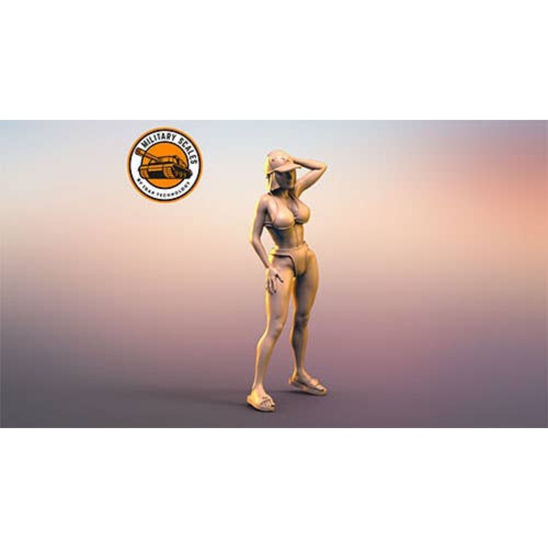 1/35 Military Girl No.15 Swimsuit Statue