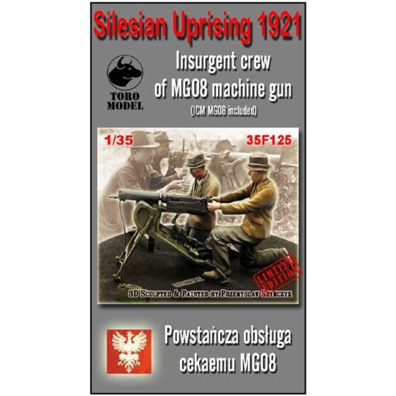 1/35 Silesian Uprising 1921 Insurgent Crew of MG08 Machine Gun