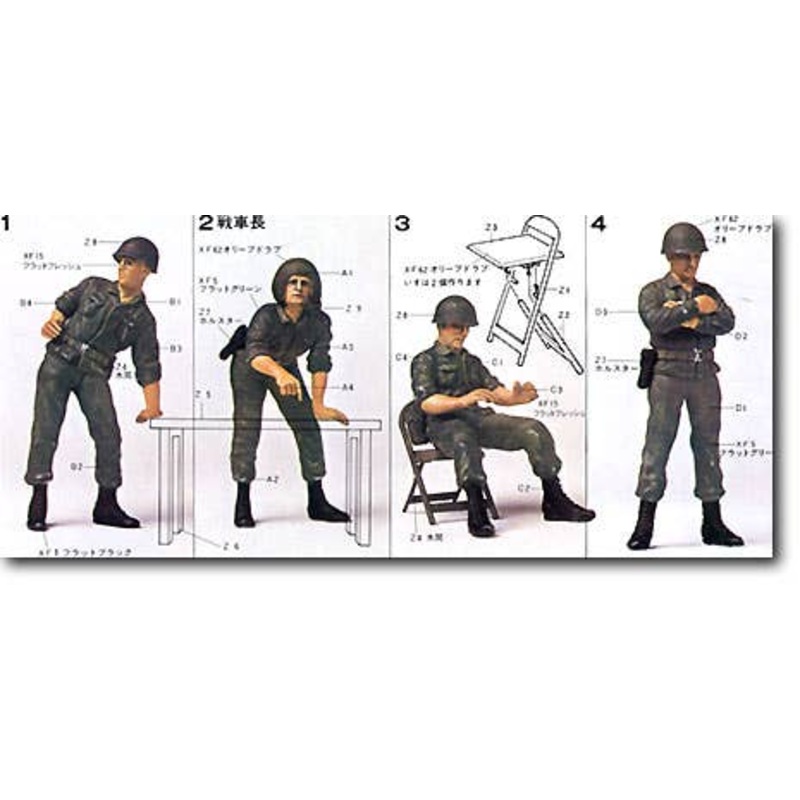 1/35 U.S. Command Field Meeting Figure Set