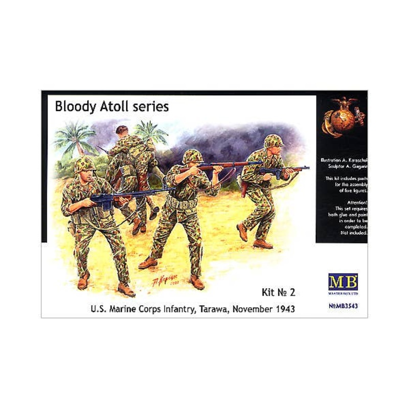 1/35 U.S. Marine Corps Infantry Tarawa 1943