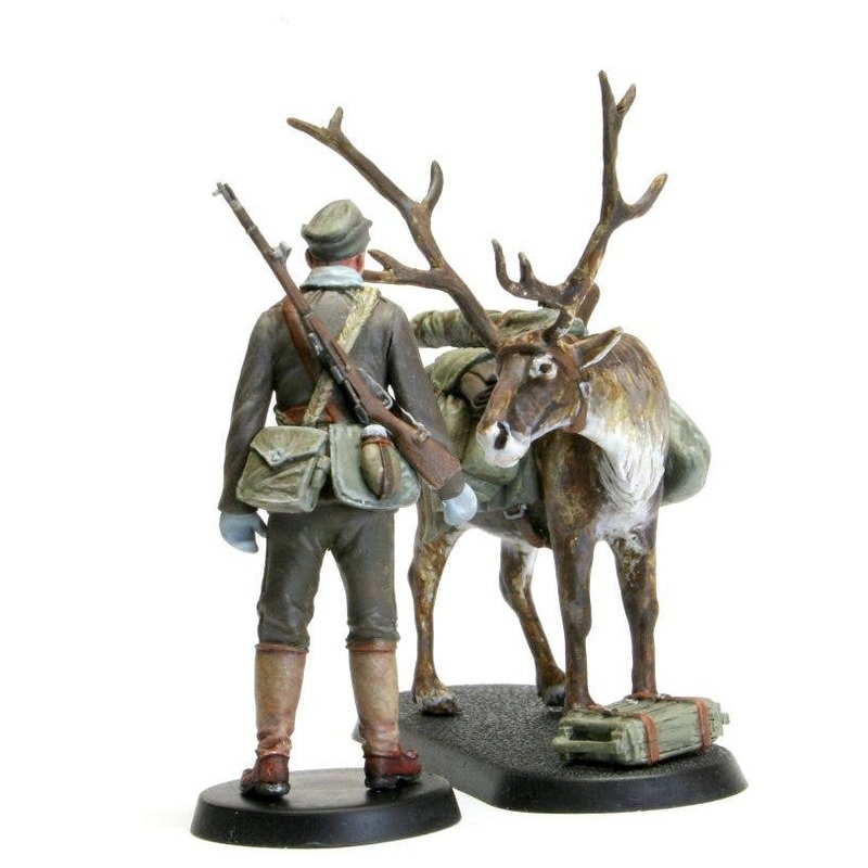 1/35 Winter War 1939-40 Old Soldier with Reindeer