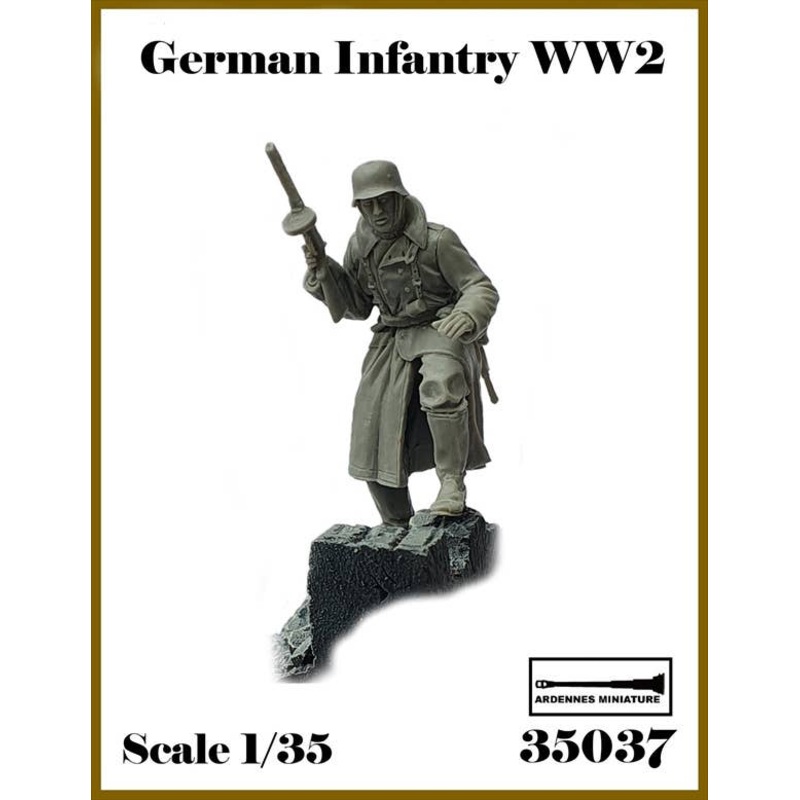 1/35 WWII German Infantry #1 Soldier with PPSh-41 (1pcs)