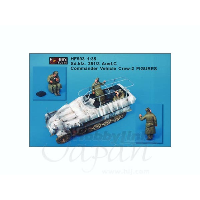 Sd.Kfz.251/3 Ausf.C Commander Vehicle Crew (2 figu