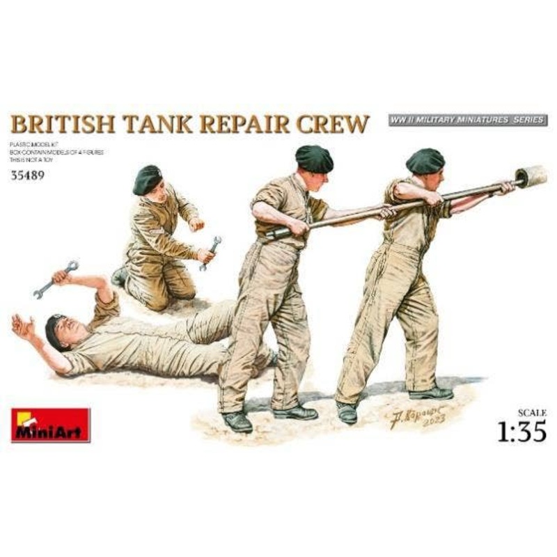 1/35 British tank repair crew