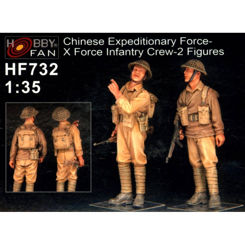 1/35 Chinese Expeditionary Force-X Infantry Crew 2pcs