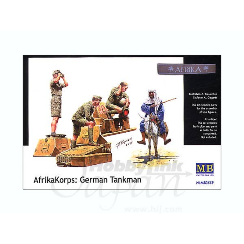 1/35 DAK Africa Tank Soldier Set