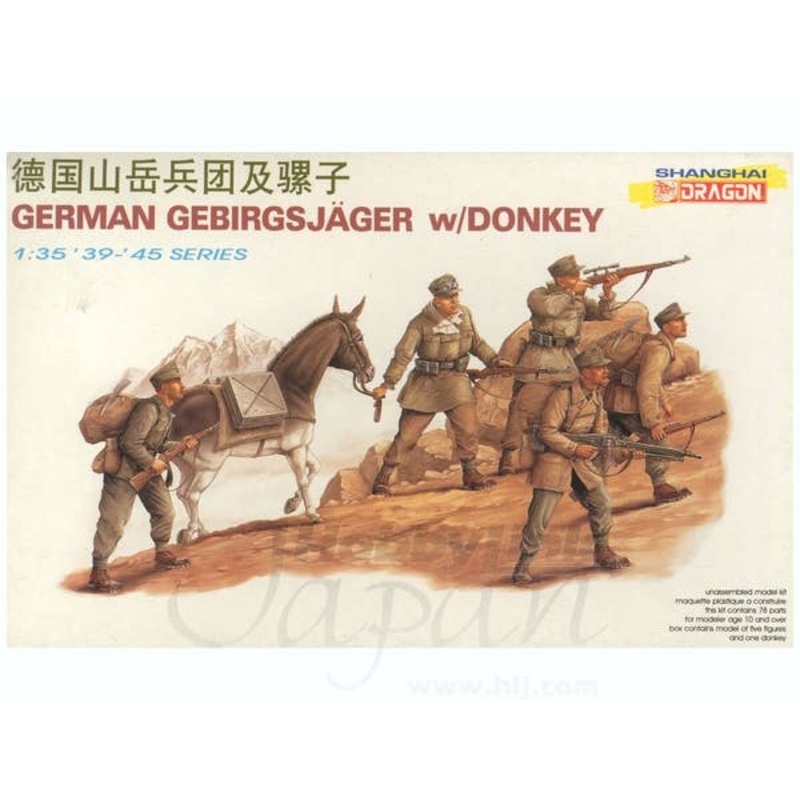 1/35 German Gebirgsjager w/Donkey