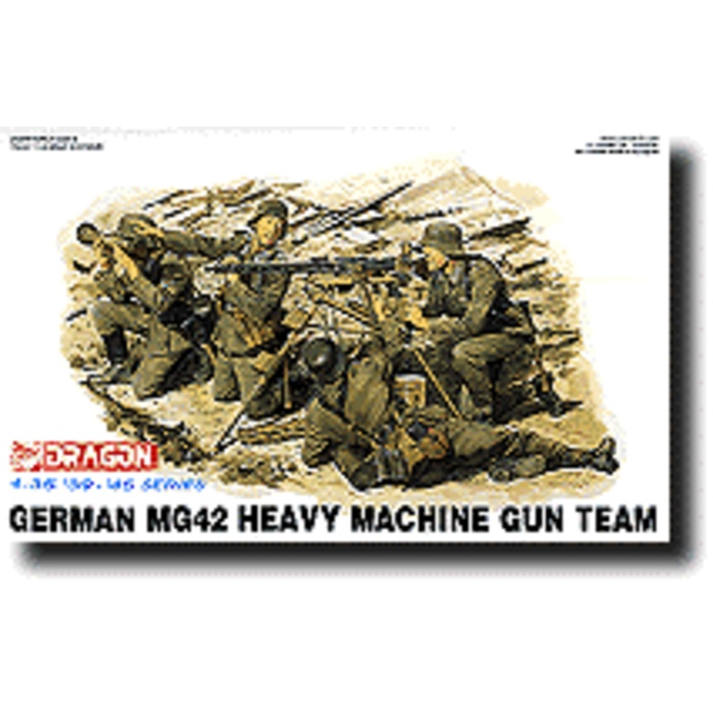 1/35 German MG42 Heavy Machine Gun Team Figure Set