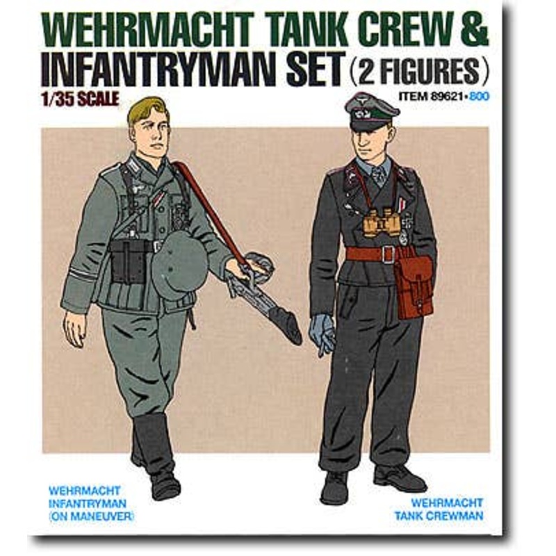 1/35 German Tank Crew & Infantry