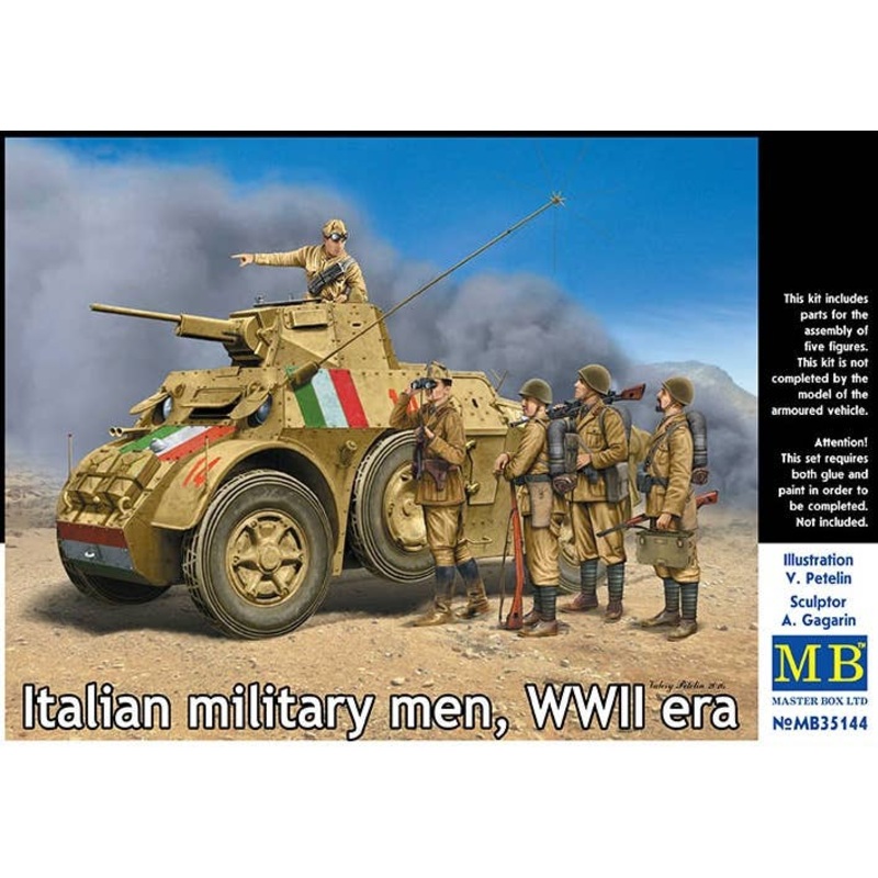1/35 Italian Military Men, WWII Era