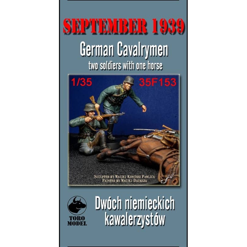 1/35 September 1939 - German Cavalrymen - two soldiers with one horse (35F151+35F152)