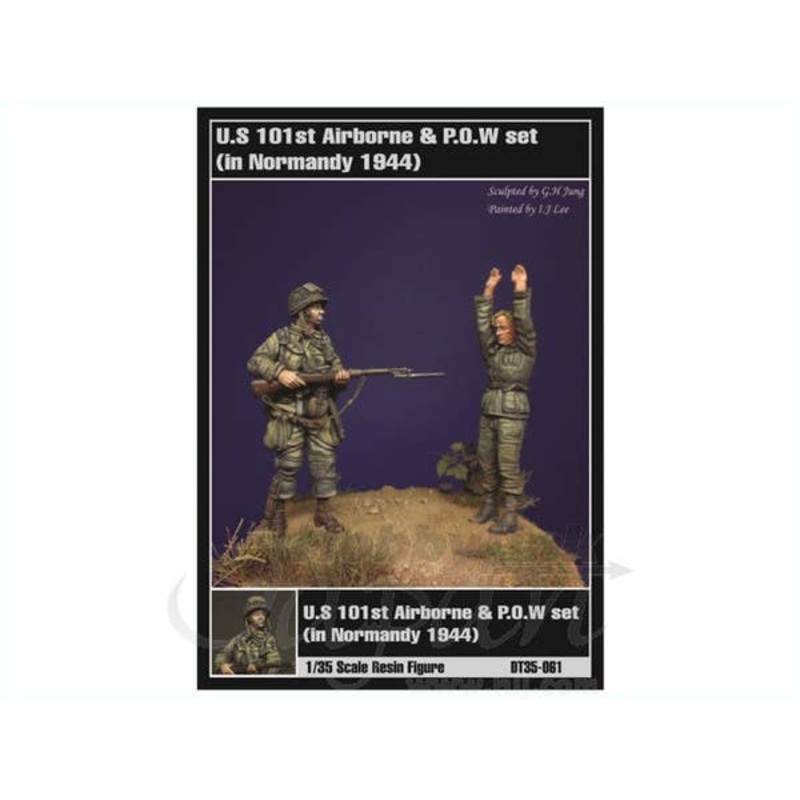 1/35 U.S 101st Airbone & P.O.W Set (Normandy 1944)