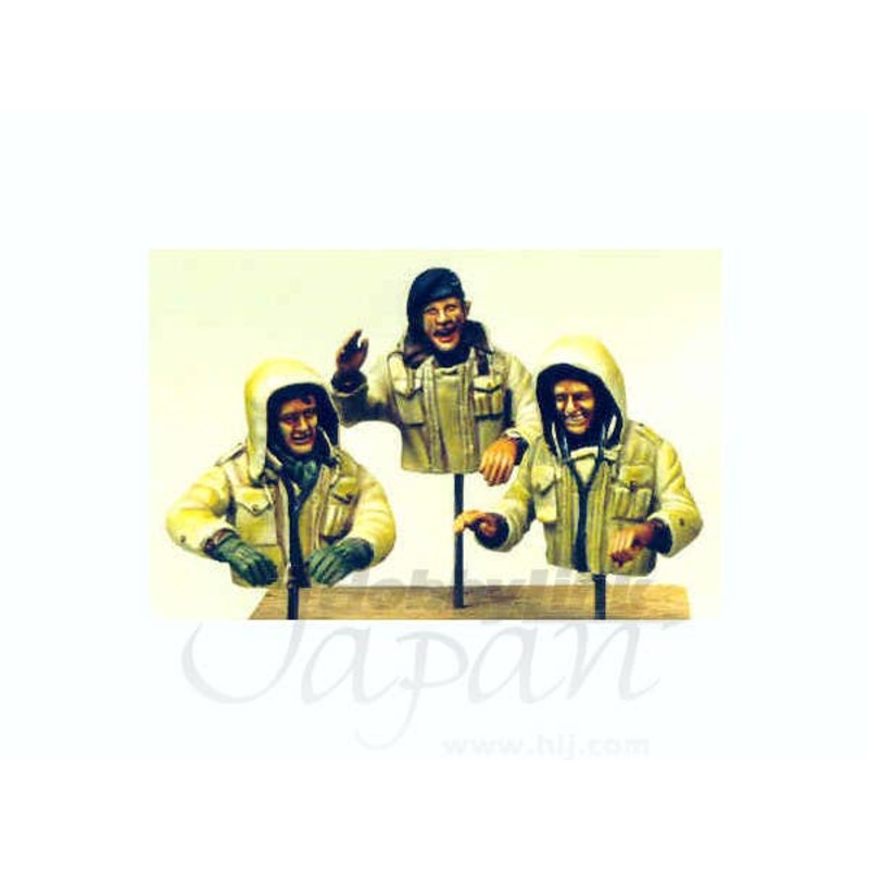 1/35 UK Tank Crew Busts, Winter 1944