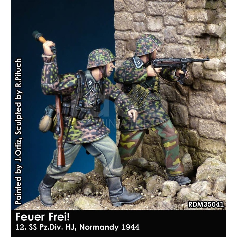 1/35 WW.II German Waffen-SS 12th SS Panzer Division Hitler Youth Throwing! Normandy 1944