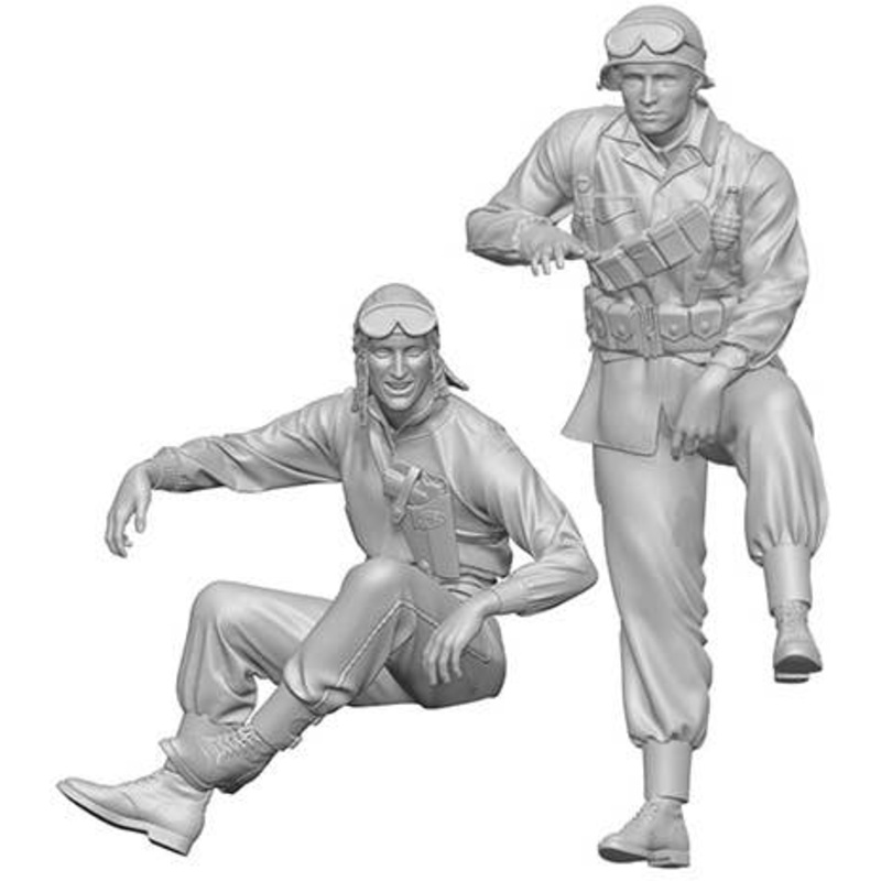 1/35 WWII US Army Small 4x4 Crew Set