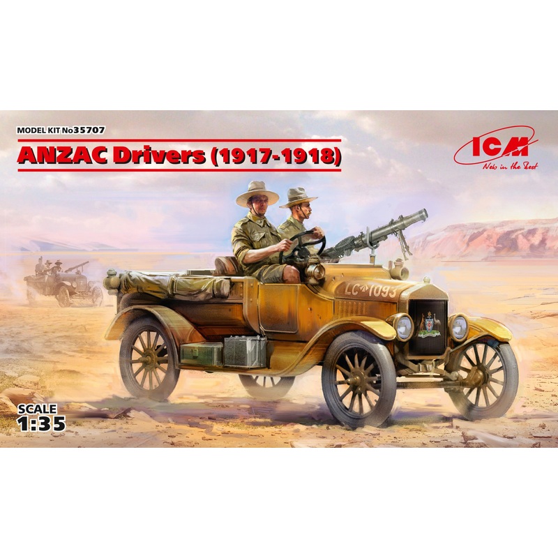 1/35 ANZAC Drivers (1917-1918) (2 figures)