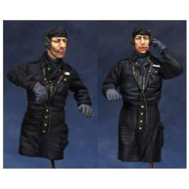 1/35 British Army Tank Crew Set 1980s-90s (Half Figure, 2 Pieces)