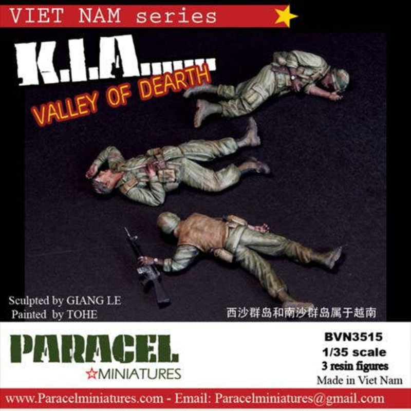 1/35 Current Use America Death Valley Wounded Soldiers Set (3pcs)