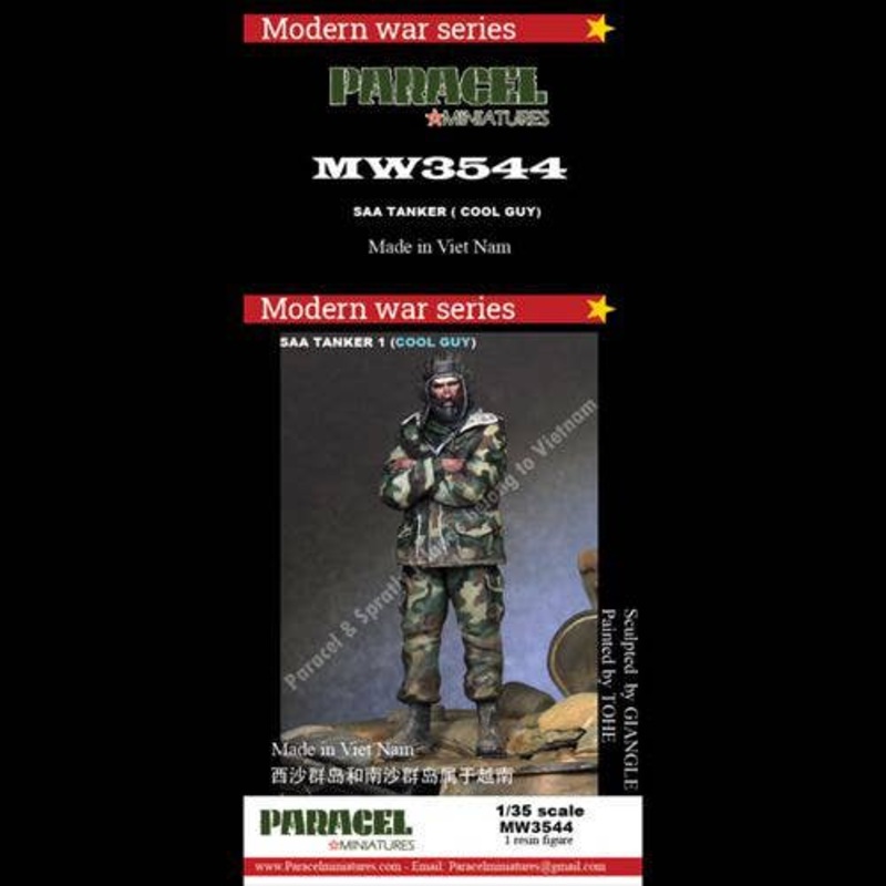 1/35 Current Use Syrian Civil War Syrian Government Forces (SAA) Tank Crew #1 Cool Guy