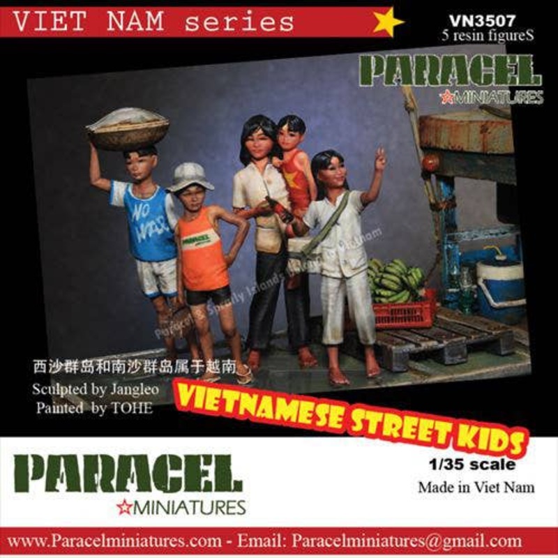 1/35 Current Use Vietnam Street Kids Set (5pcs)